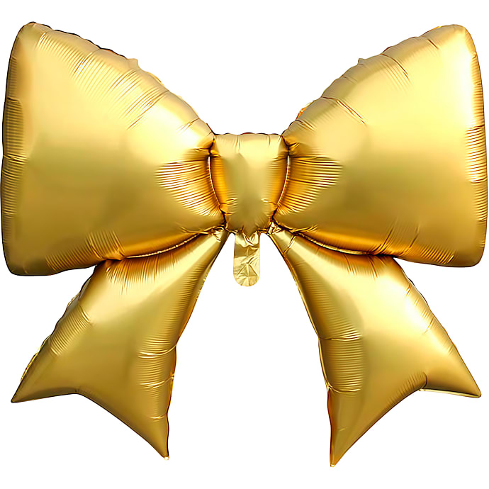 Salling Folieballon Sløjfe 75 cm Guld