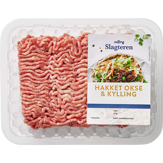 Slagteren Hakket Okse- og Kyllingekød