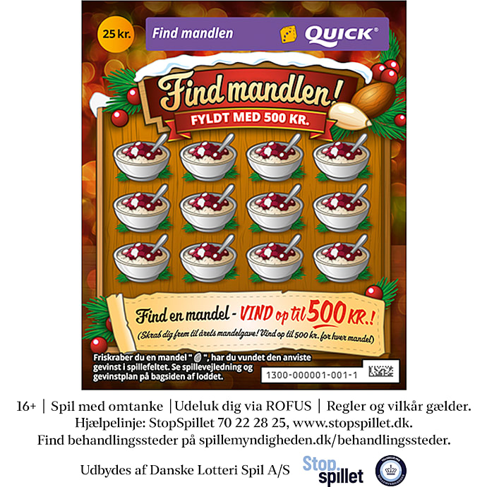 Find Mandlen - skrabelod