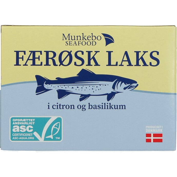 Laks m. citron og basilikum