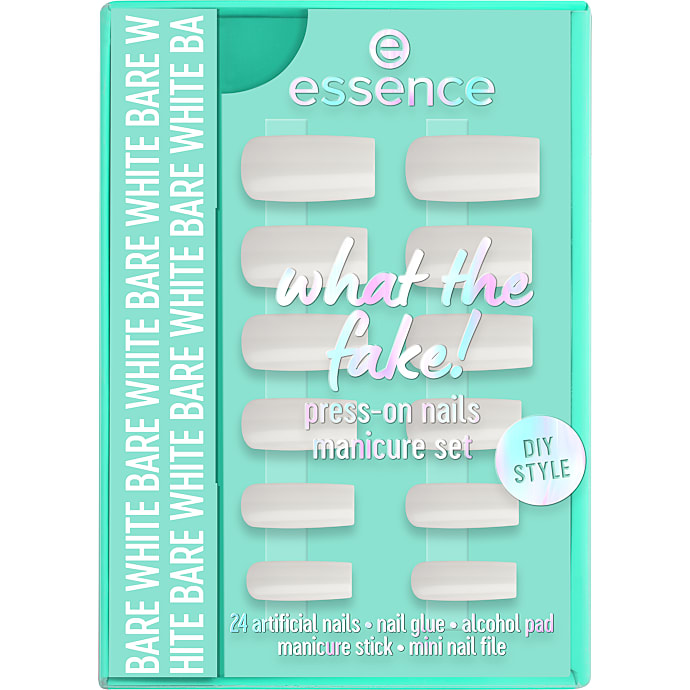 Press on kunstige negle Bare White