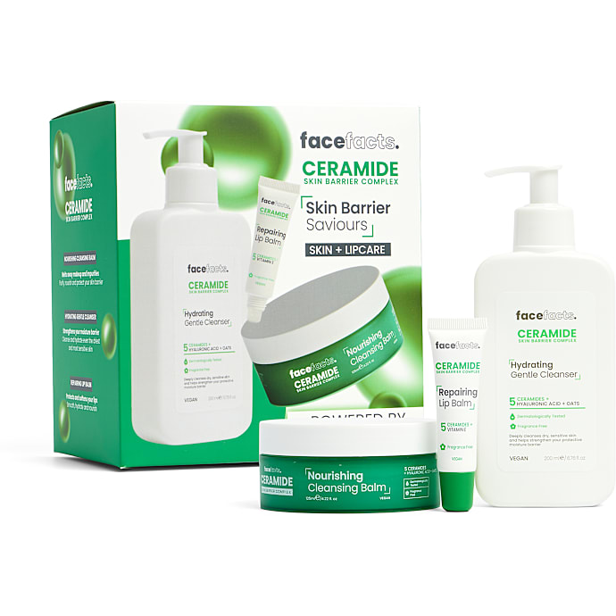 Ceramide Skin Barrier gaveæske m. ansigtsrens og læbepleje