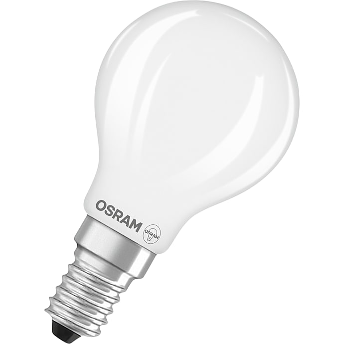 Osram 2-pak LED kronepære 3,4W - varmt hvidt lys