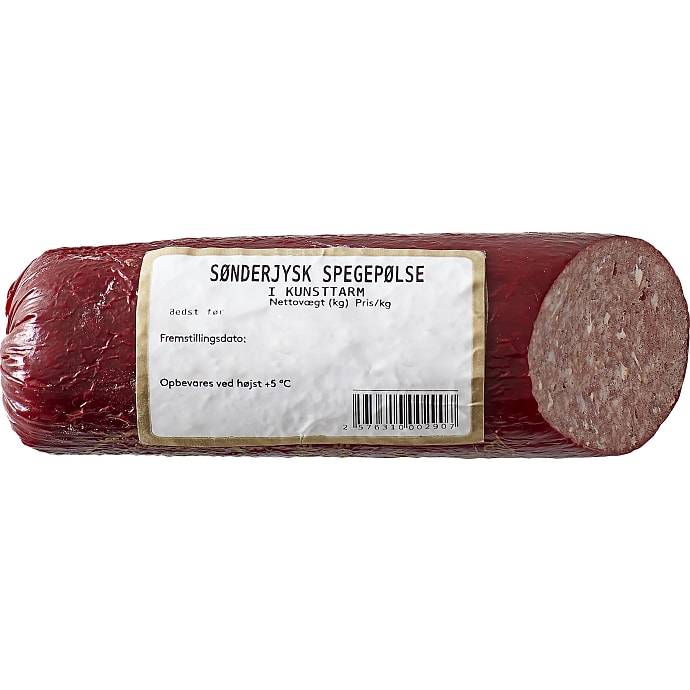 Eget pølsemageri Sønderjysk spegepølse