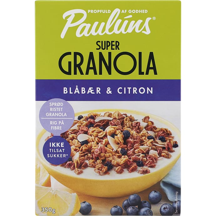 Super Granola Blåbær & Citron