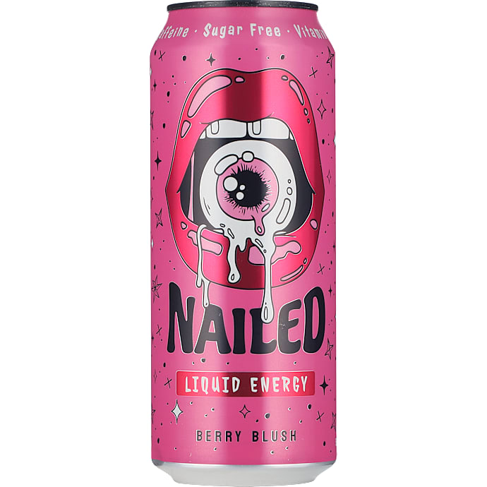 Nailed Berry Blush Energidrik Sukkerfri 50 cl