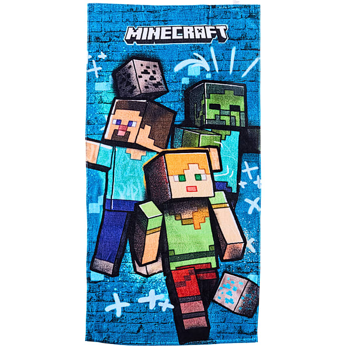 Minecraft håndklæde - 70x140 cm