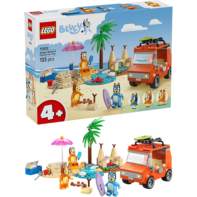 LEGO Blueys familie-biltur til stranden 11202