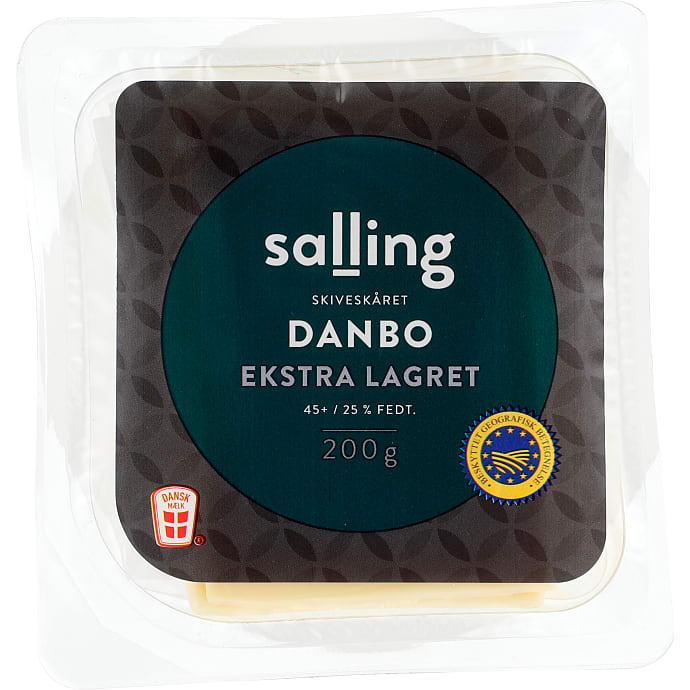 Salling Danbo Ost i Skiver 45+ 200 g