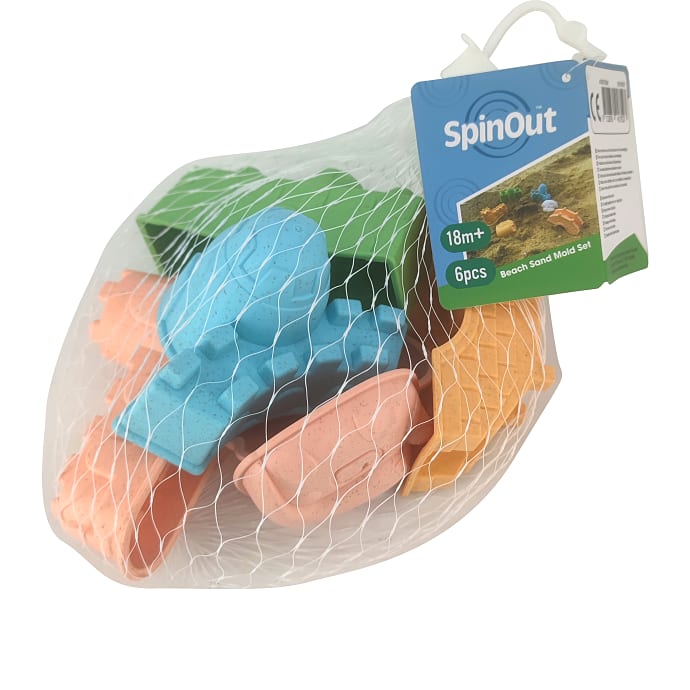 SpinOut sandforme - assorteret