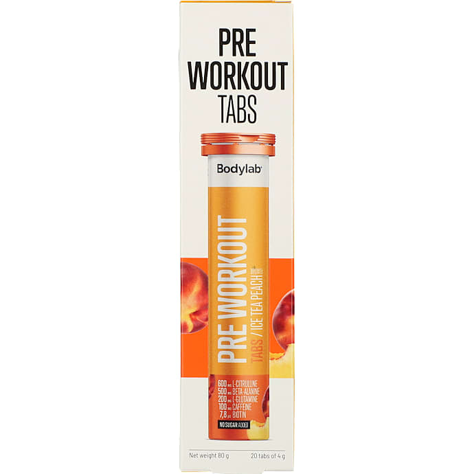 Pre workout m. ferskensmag