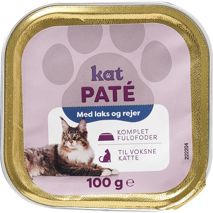 Kat Kattepaté med Laks 100 g