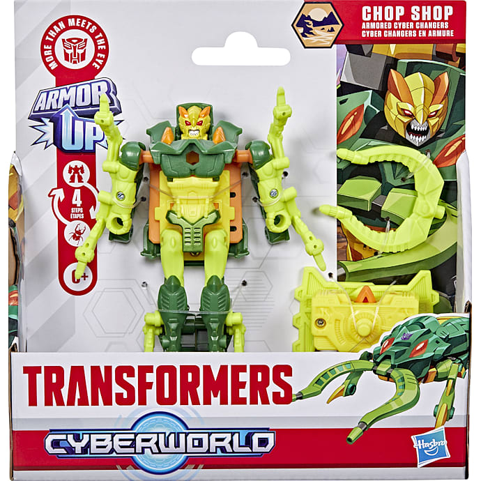 Transformers Cyberworld armored Cyber Changer figur - flere varianter - assorteret