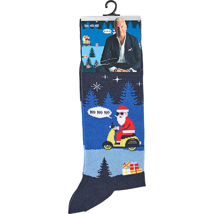 Mads Christensen Herre Strømper Onesize Blå