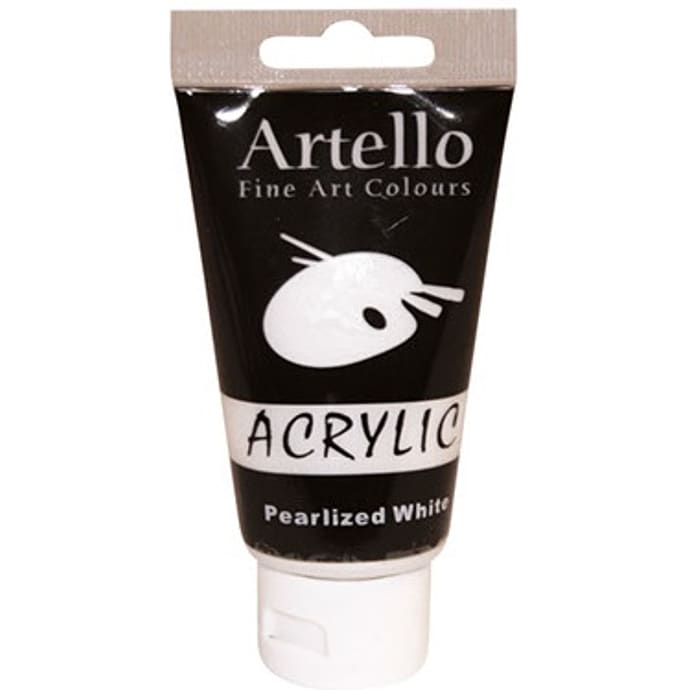 Artello akrylmaling 75 ml - Pearlized White