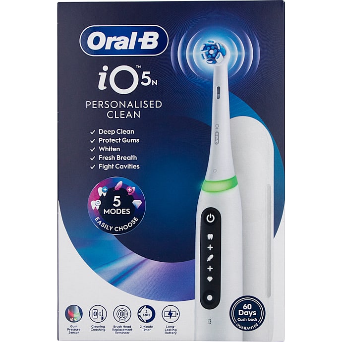 Oral-B iO5 Elektrisk Tandbørste Quite White
