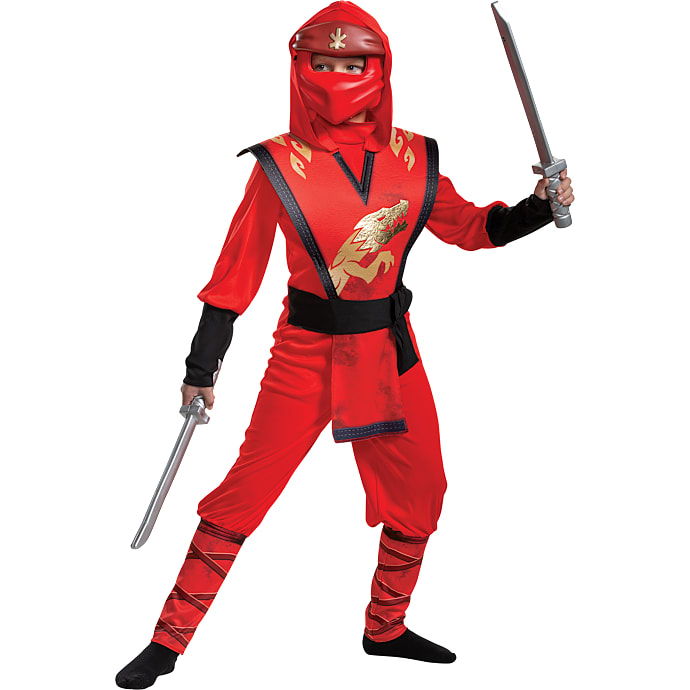 LEGO Kai Legacy jumpsuit kostume str. 127-136 cm