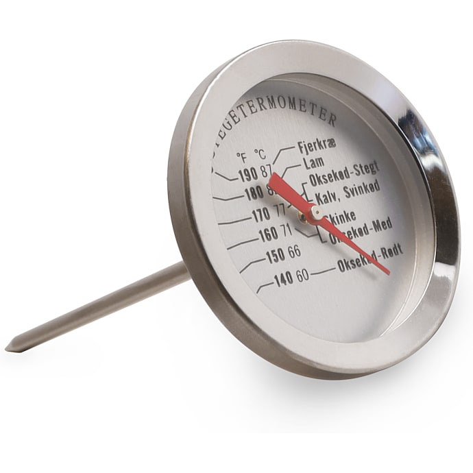 Køkkenchef stegetermometer rundt - metal