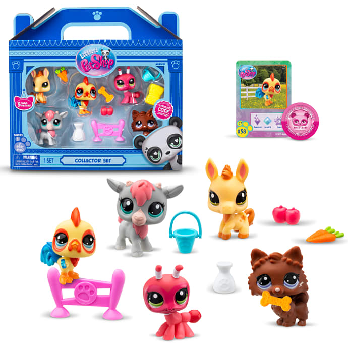 Littlest pet shop bondegårdsvenner 5-pak