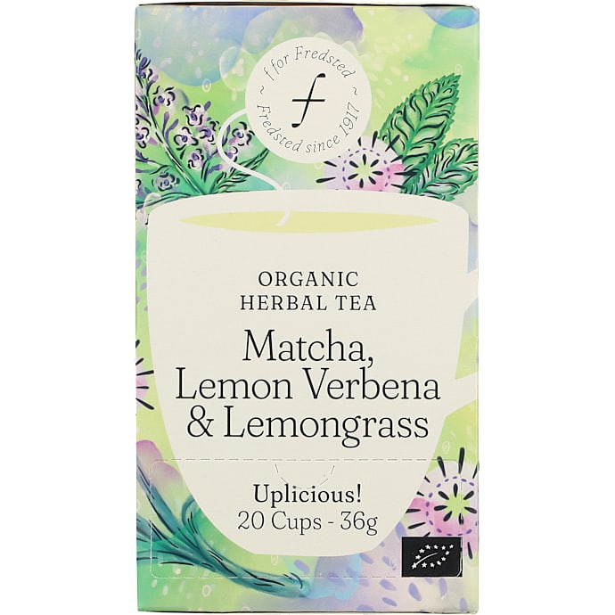 Urtete m. matcha, citrongræs og citronverbena øko