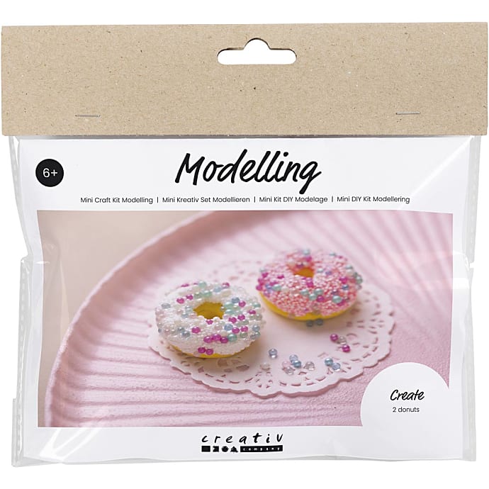 Creotime mini DIY donuts modelleringskit