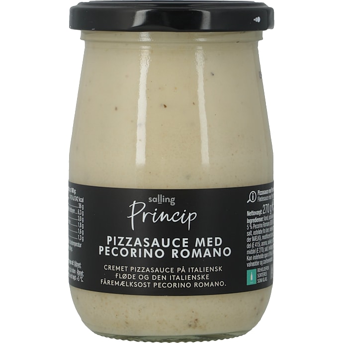 Pizzasauce m. fløde og ost