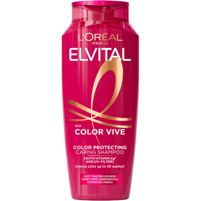 L'Oréal Paris Shampoo UV-filter Farvet Hår