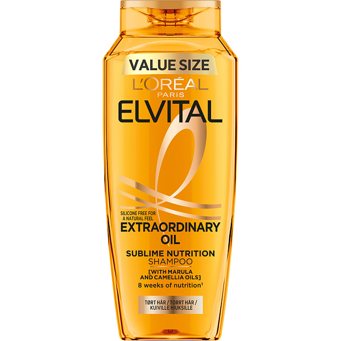 L'Oréal Paris Shampoo m. olier tørt hår