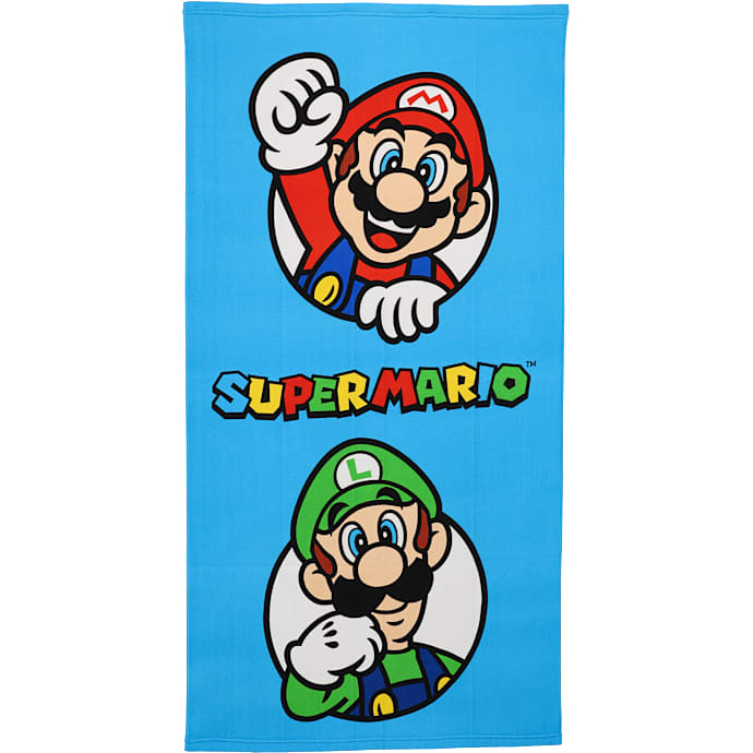 Super Mario og Luigi håndklæde - 70x140 cm