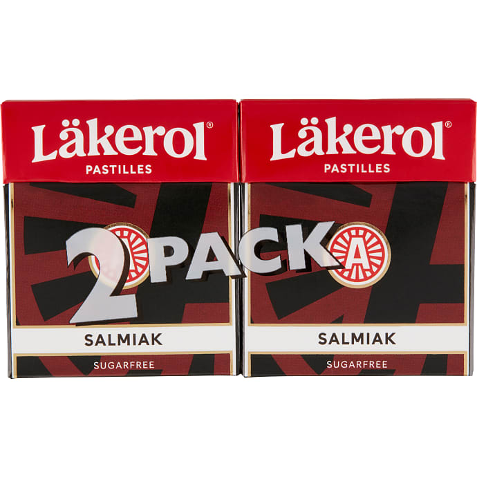 Läkerol Lakridspastiller m. salmiak sukkerfri 50 g