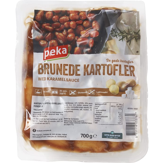 Brunede kartofler