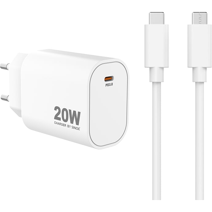 Sinox PRO 230V USB-C PD oplader