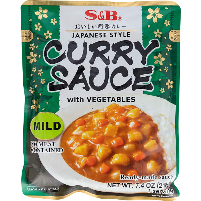 Karrysauce m. grøntsager