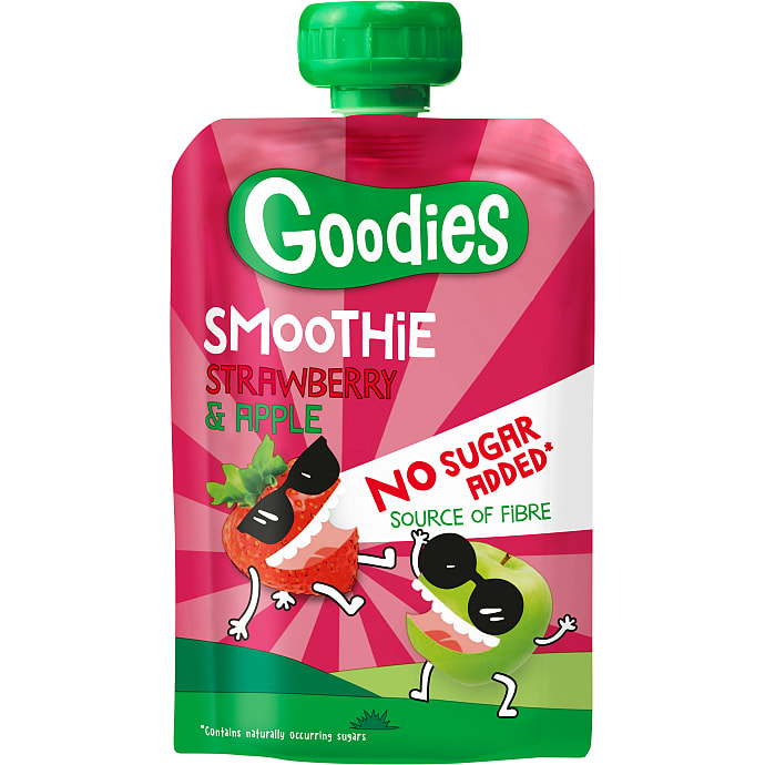 Goodies Smoothie jordbær og æble 100 g