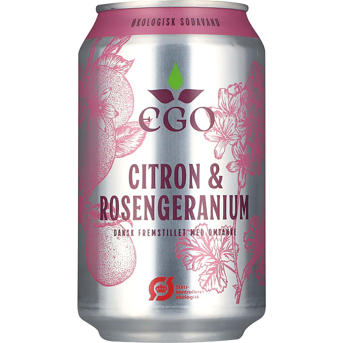 Ego Citronsodavand m. Rosengeranium Øko 33 cl