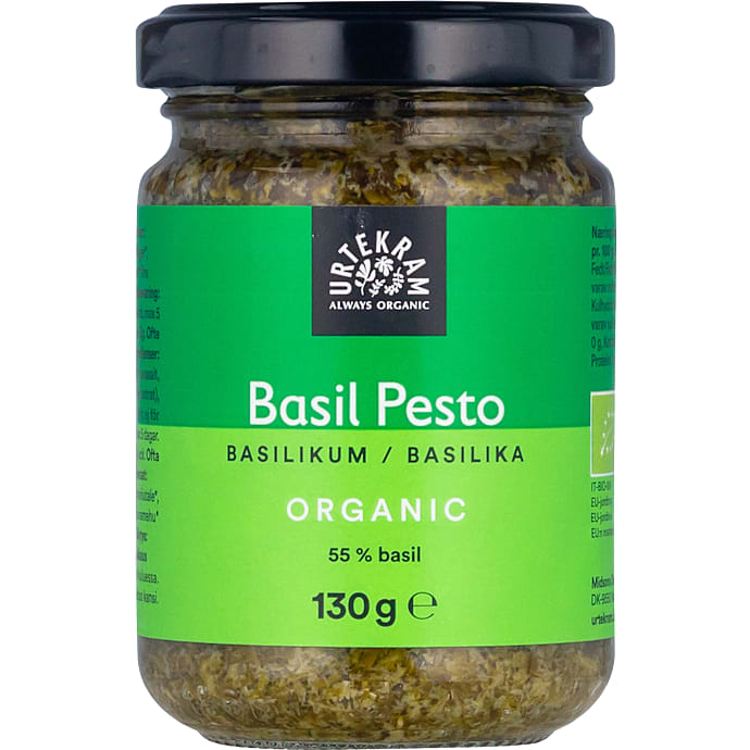 Urtekram Basilikumpesto vegansk øko.
