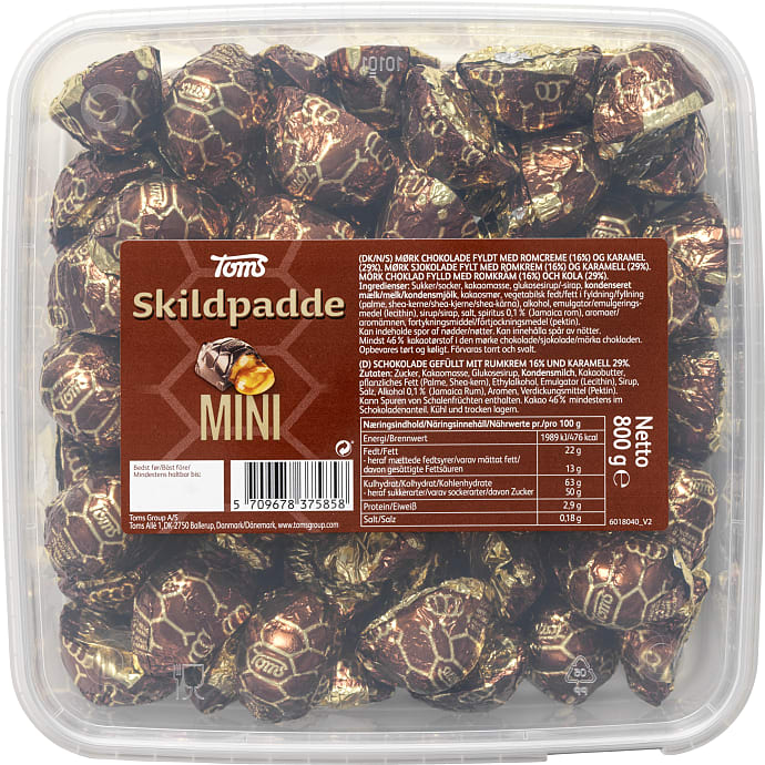 Toms Chokolade m. karamelfyld