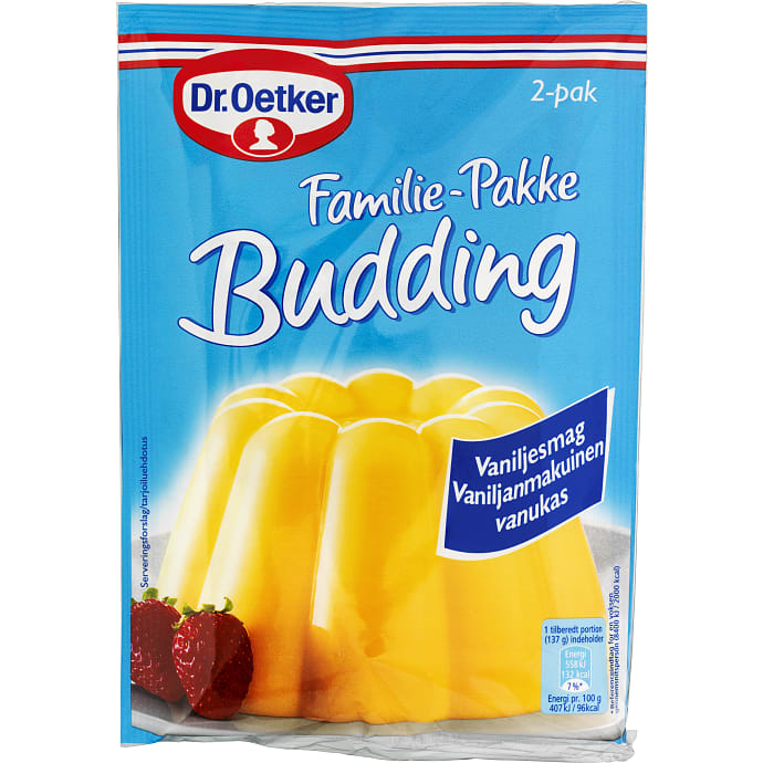 Dr. Oetker Budding Vaniljesmag 2 pk 160 g