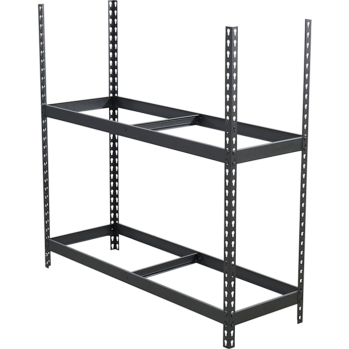Probuilder dæk reol med 2 hylder - sort