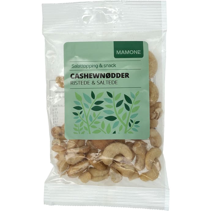 Mamone Ristede og saltede cashewnødder