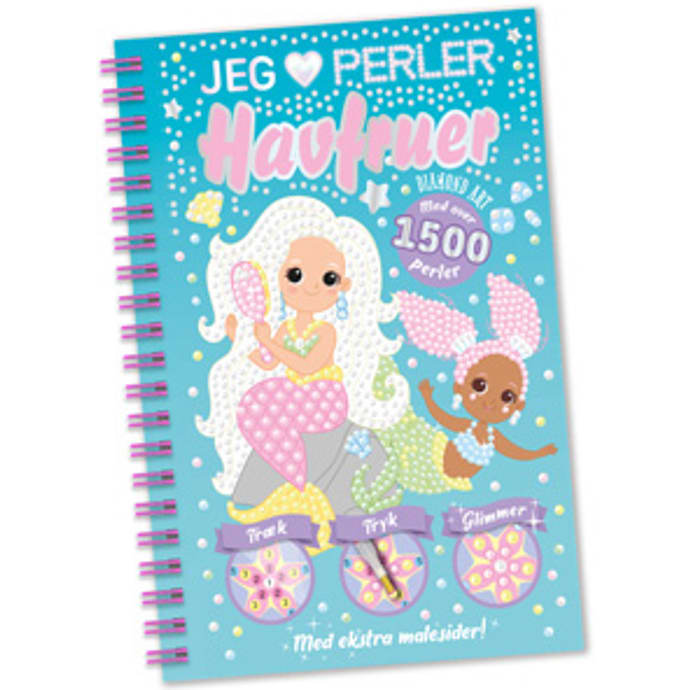 Forlaget Bolden Diamond Art Jeg elsker perler Havfruer