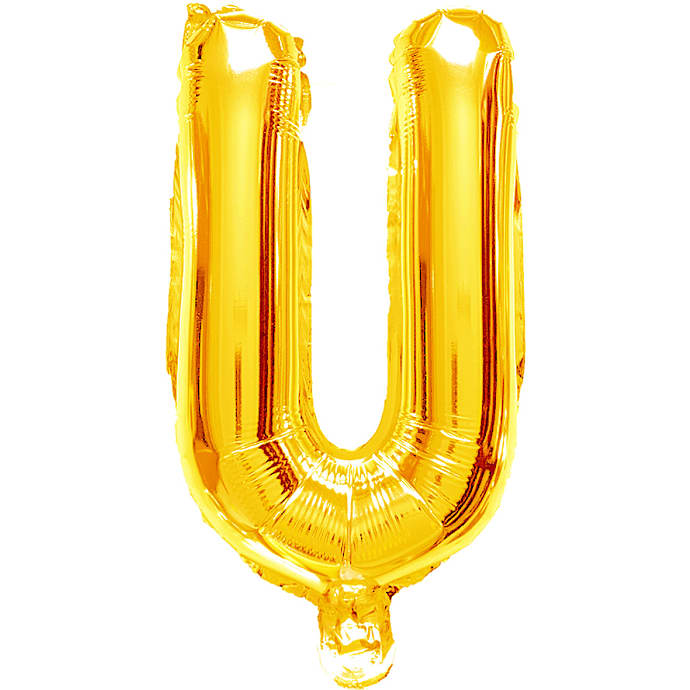 Salling Folieballon U 35 cm Guld