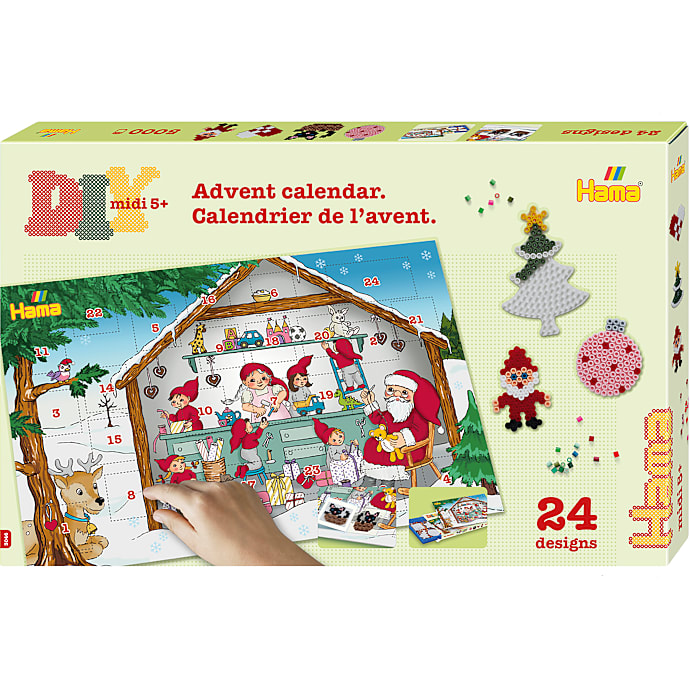 Hama perleplade julekalender