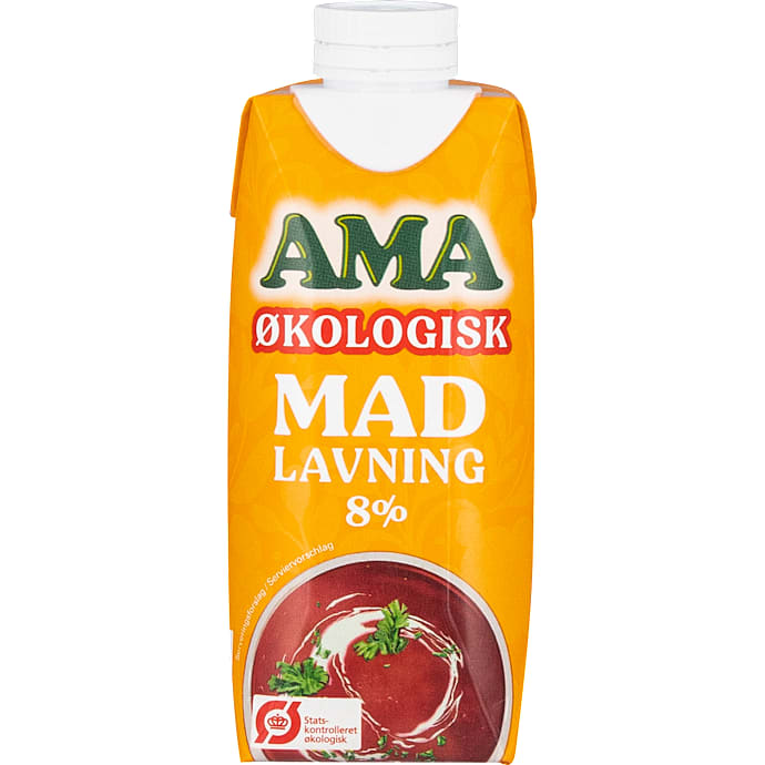 AMA Madlavningsfløde 8% Øko 330 ml