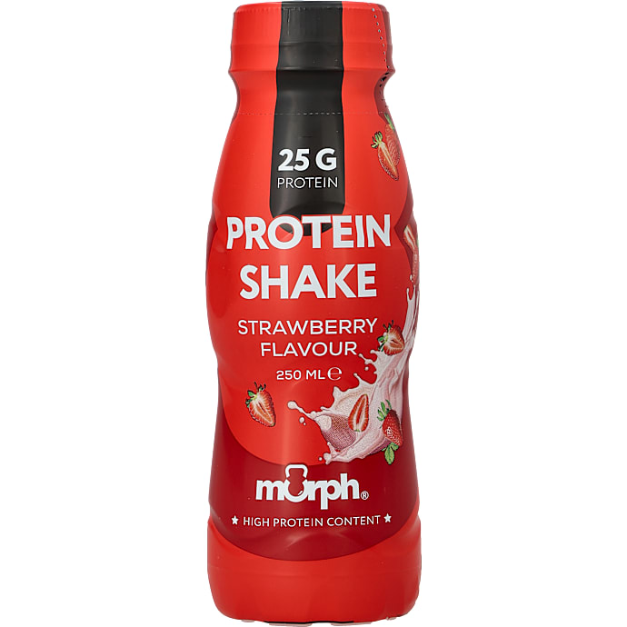 Proteinshake m. jordbærsmag