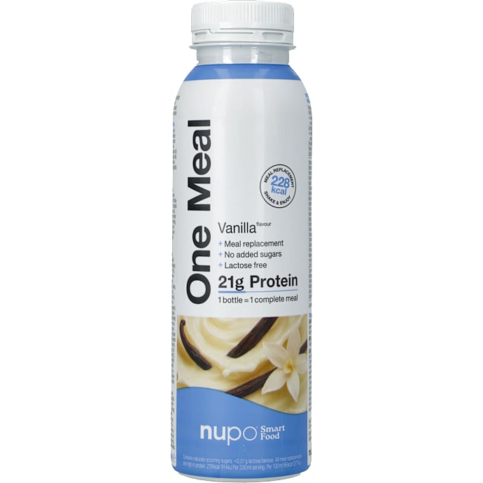 Nupo One Meal +Prime RTD vaniljesmag 330 ml