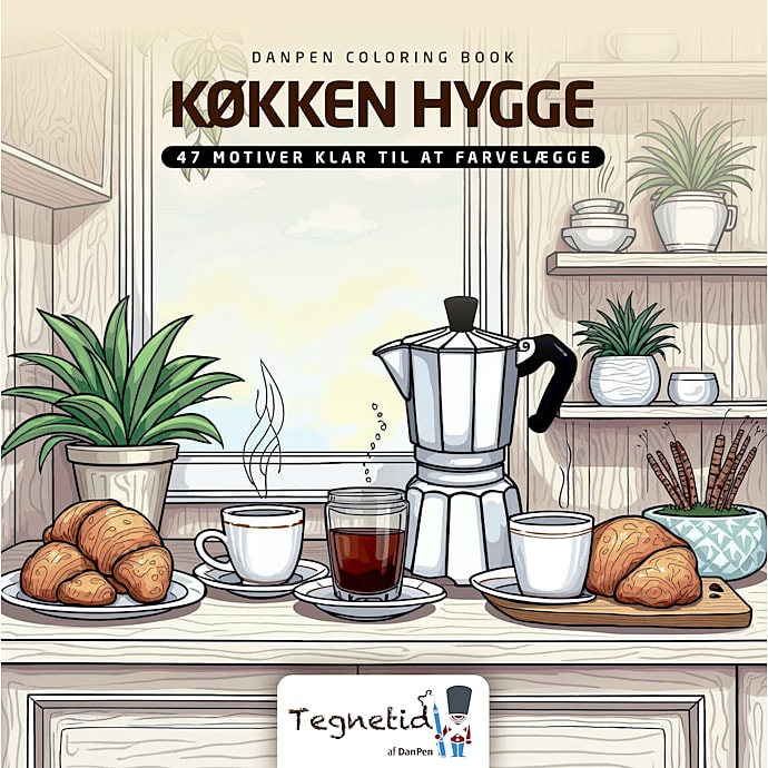 Danpen Malebog Twin Marker Køkken Hygge