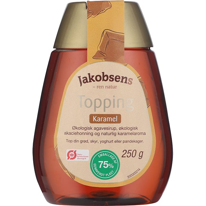Jakobsens Agavesirup med honning og karamelsmag øko