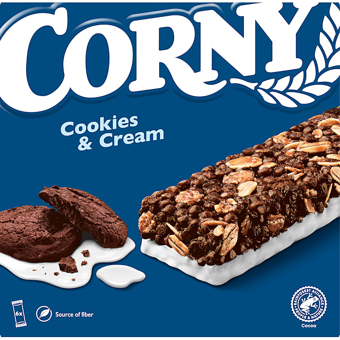 Corny Müslibar med kakaocookies og flødecreme 138 g
