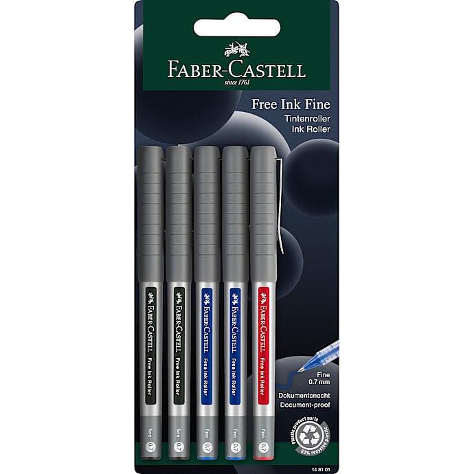 Faber-Castell Free Ink Roller 5-pak